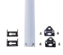 [VS19964] ALUMINIO PERFIL SUPERFICIE CON DIFUSOR PLANO OPAL