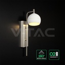 10W LED Lámpara de pared Diseño (L250*W80*H30mm) 3000K Níquel+Blanco-extra-3.webp