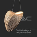 Lámpara Colgante LED de Diseño 10W Madera 3000K D600-extra-1.webp
