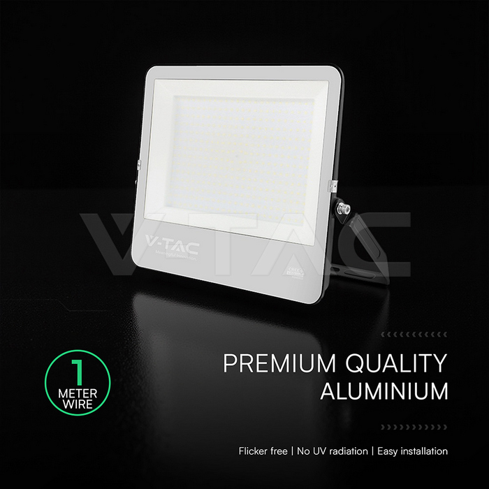 300W Proyector LED CREE Chip Cuerpo Negro Vidrio Gris 6500K 135lm/W-extra-1.webp