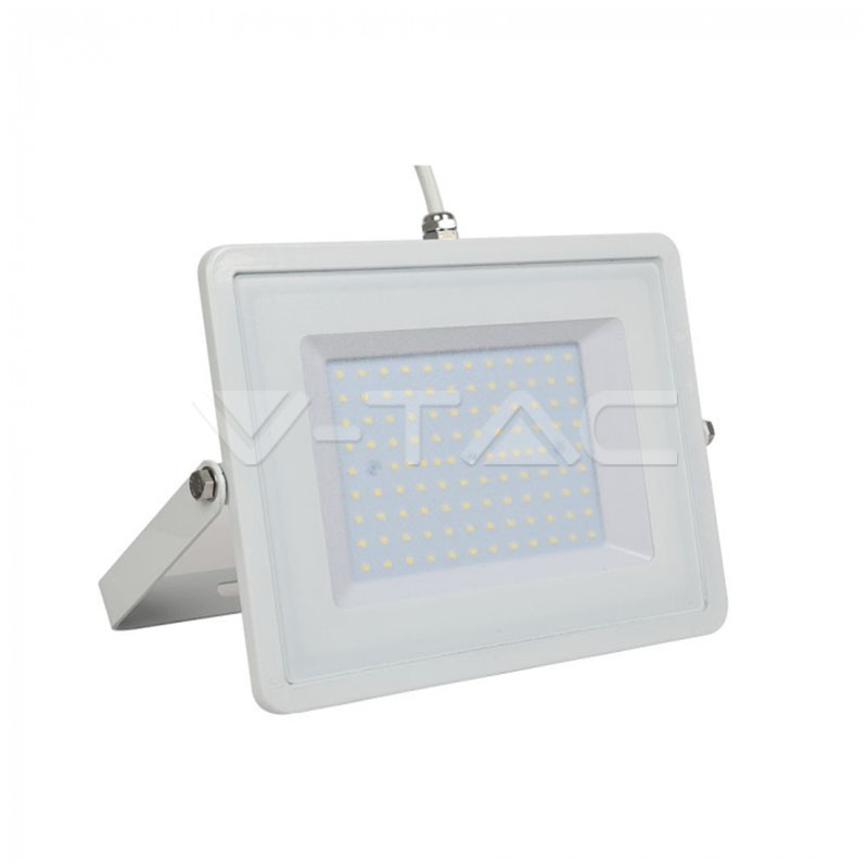 [VS11940] FOCO PROYECTOR LED SMD 100W  100° SUPER SLIM SERIE SHINY BLANCO 3000K