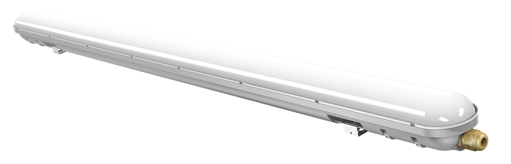[VS12894] PANTALLA LED COMPACTA ESTANCA IP65  CON KIT EMERGENCIA 48W 120° 150CM 6400K