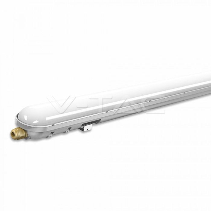 [VS12896] PANTALLA LED COMPACTA ESTANCA IP65  CON KIT EMERGENCIA 36W 120° 120CM 4000K