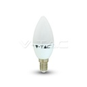 [VS14392] BOMBILLA LED E14 VELA 3W TAPA BLANCA 200° 3000K