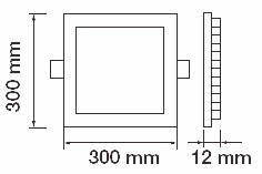[VSD1444] PANEL LED 24W PREMIUM CHIP SAMSUNG CUADRADO 4000K