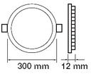 [VSD1452] PANEL LED 24W PREMIUM CHIP SAMSUNG REDONDO 6400K