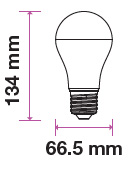 [VSD14964] BOMBILLA LED 12W E27 A60 POLICARBONATO 3000K CRI 95+