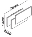 [VSD16406] APLIQUE LED 12W CUERPO BLANCO IP20 4000K