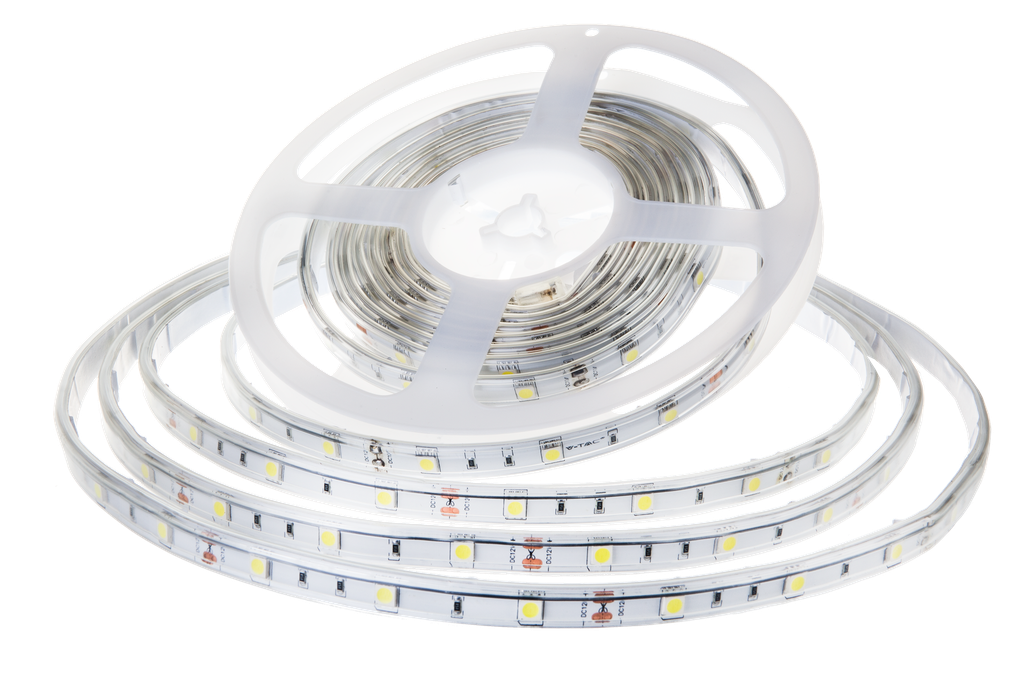[VSD424288] TIRA LED SMD5050 4.8W/M 30 LEDS/M 12V IP65 5 METROS 6000K