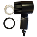 [VS7126] APLIQUE CARRIL 4 NÚCLEOS ZHAGA 20W/30W NEGRO
