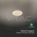 Plafón de diseño LED 30W/60W/30W Control remoto 3en1 Regulable Gris-extra-2.webp