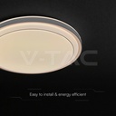 Plafón de diseño LED 30W/60W/30W Control remoto 3en1 Regulable Marrón-extra-1.webp
