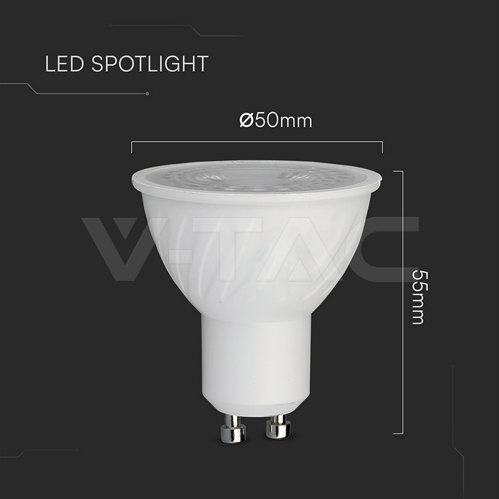 Dicroica LED CREE CHIP 6W GU10 Plástico Regulable 38° 3000K-extra-3.webp