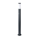 [VQ22689681] BALIZA DE JARDÍN DE ACERO INOXIDABLE E27 110CM PIR SENSOR CUERPO GRIS IP44