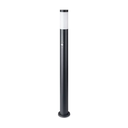[VQ22689831] BALIZA DE JARDÍN DE ACERO INOXIDABLE E27 110CM PIR SENSOR CUERPO NEGRO IP44