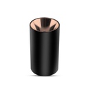 [VQ22689971] APLIQUE DE TECHO PARA GU10 REDONDO NEGRO + ORO ROSADO