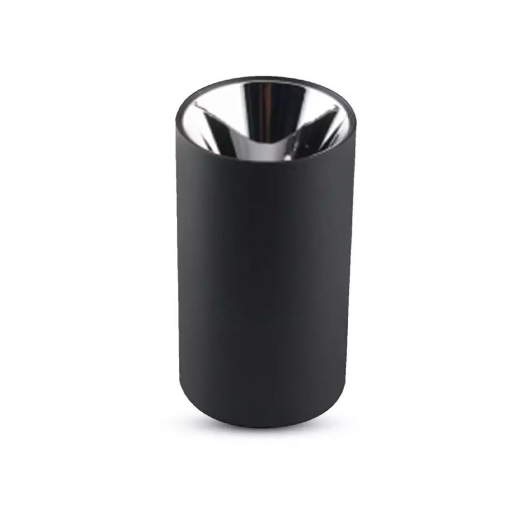 [VQ22689981] APLIQUE DE TECHO PARA GU10 REDONDO NEGRO +CROMADO