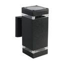 [VQ226935741] APLIQUE DE PARED LED CUERPO NEGRO IP44 E27 CUADRADO