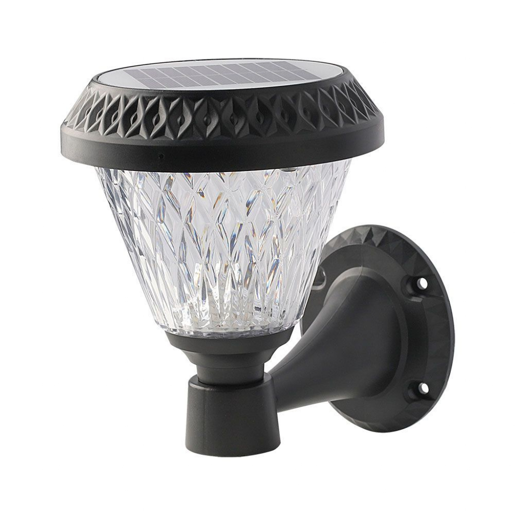 [VQ226935751] APLIQUE LED SOLAR DE PARED CONTROL POR RF IP44 CUERPO NEGRO 160X230MM CCT