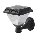 [VQ226935781] APLIQUE LED SOLAR DE PARED CONTROL POR RF IP44 CUERPO NEGRO 160X230MM CCT