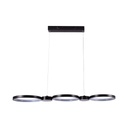 [VQ226100431] LÁMPARA DE TECHO COLGANTE LED38W DE DISEÑO NEGRO 4000K