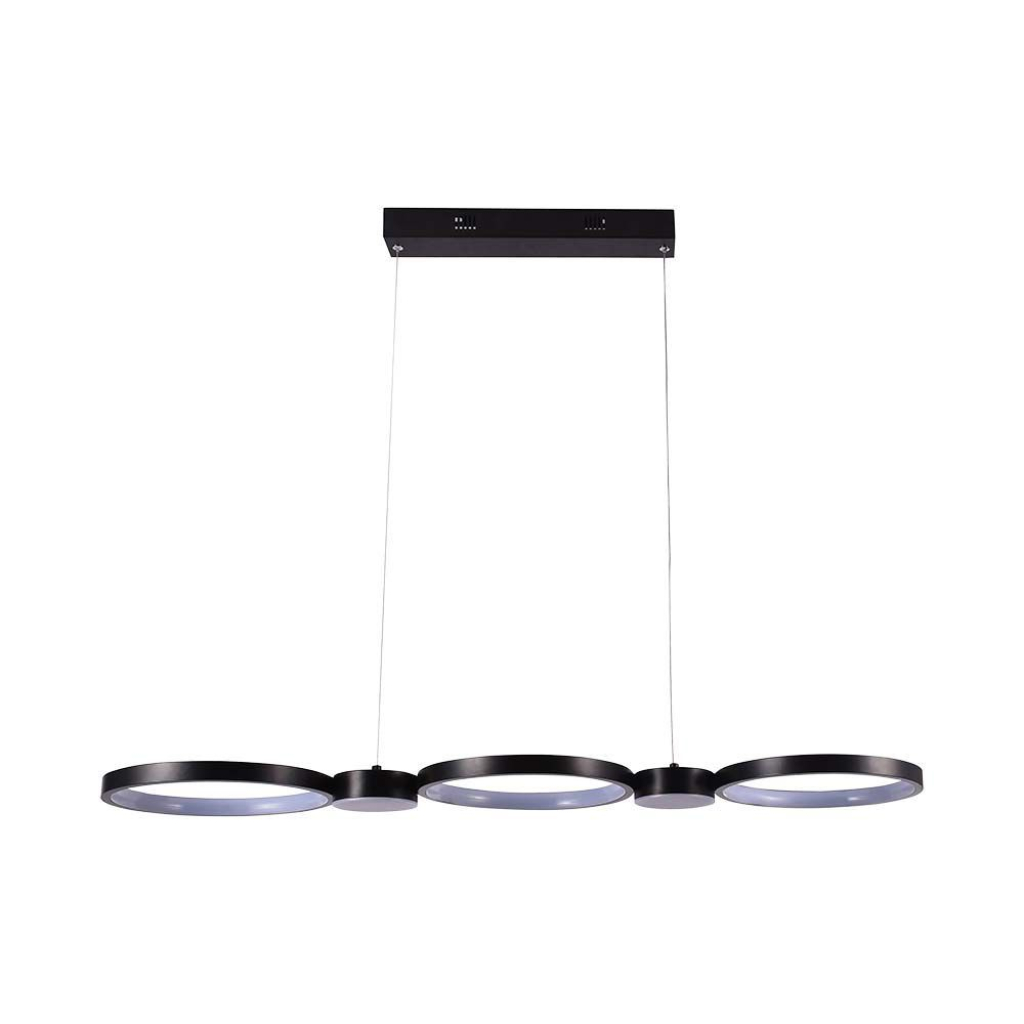 [VQ226100441] LÁMPARA COLGANTE LED DE DISEÑO 38W NEGRO 3000K