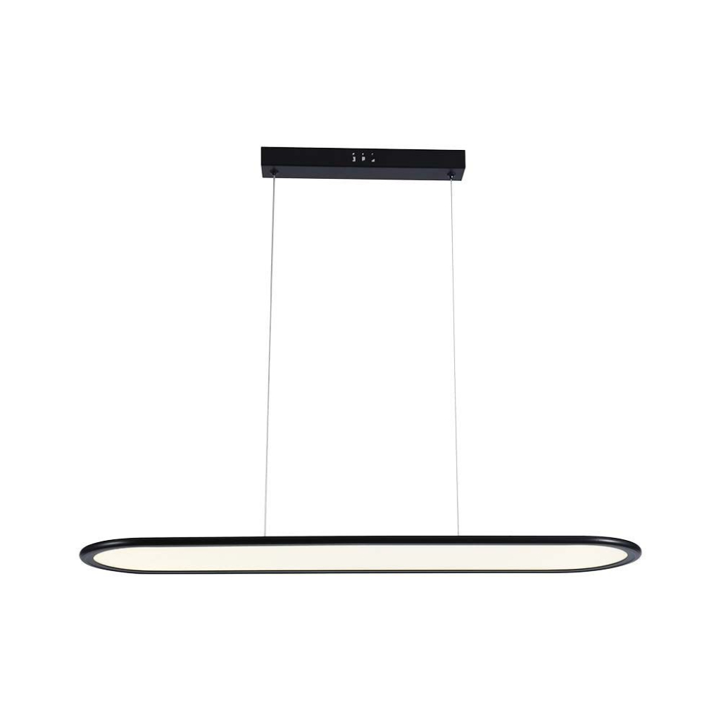 [VQ226100451] LÁMPARA COLGANTE LED 24W (80X100CM) CUERPO NEGRO 4000K