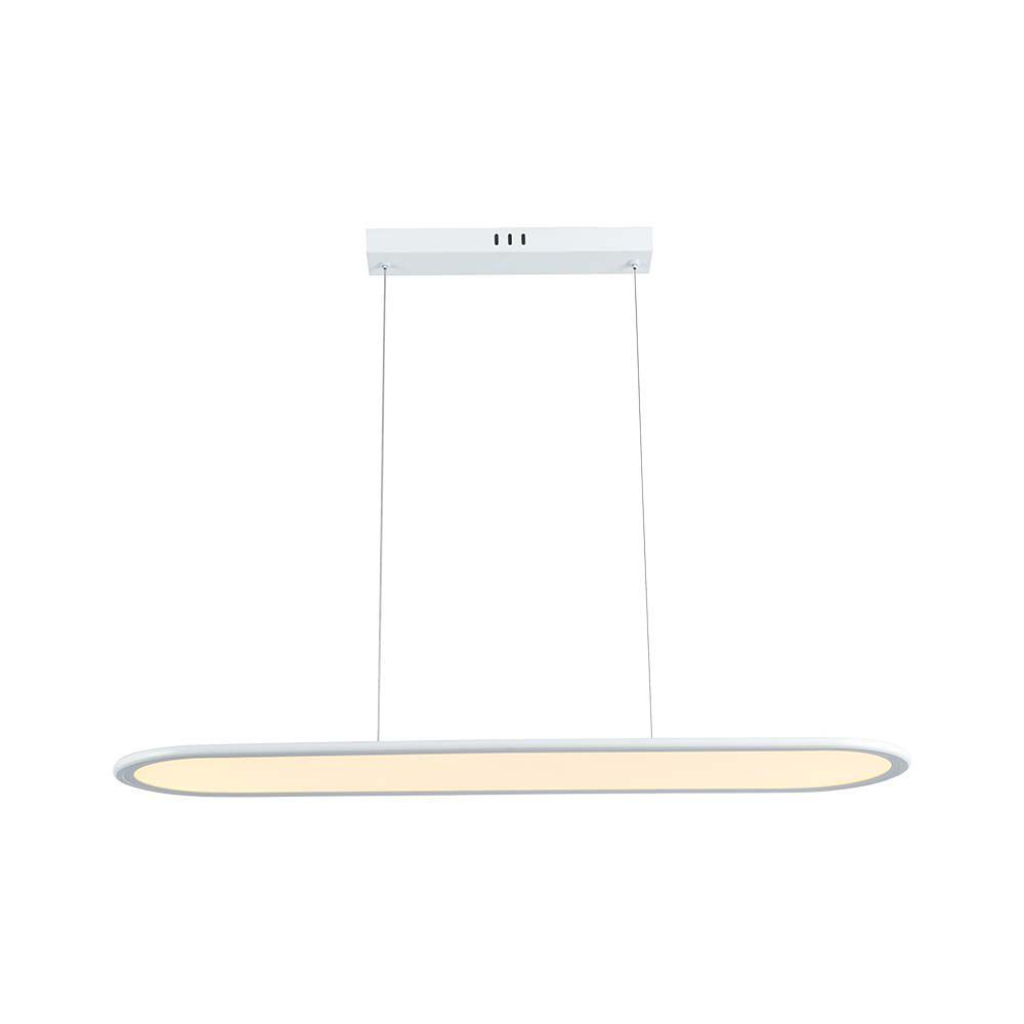 [VQ226100481] LÁMPARA COLGANTE LED 24W 80*100CM CUERPO BLANCO 3000K