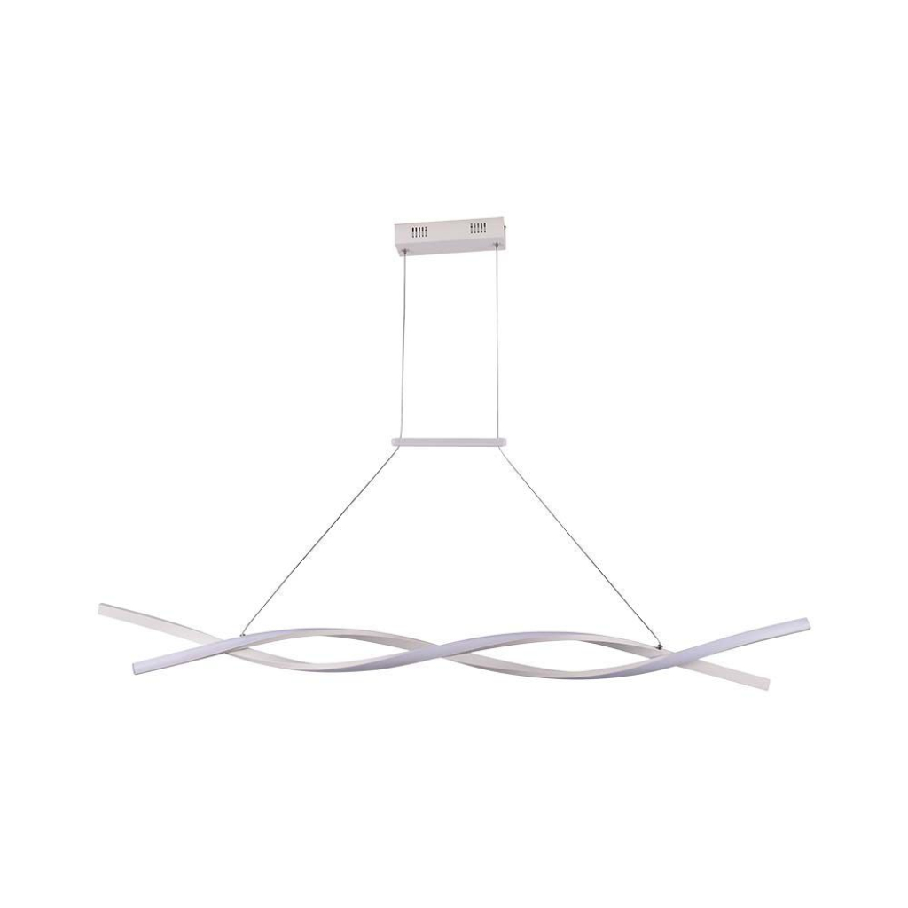 [VQ226100501] LÁMPARA COLGANTE LED DE DISEÑO 30W (120*100CM) CUERPO BLANCO 3000K