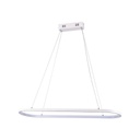 [VQ226100551] LÁMPARA COLGANTE LED 24W (80*20*100CM) CUERPO BLANCO 4000K