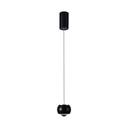 [VQ226100771] LÁMPARA COLGANTE LED 9W DE DISEÑO (10*10*100CM) NEGRA 4000K