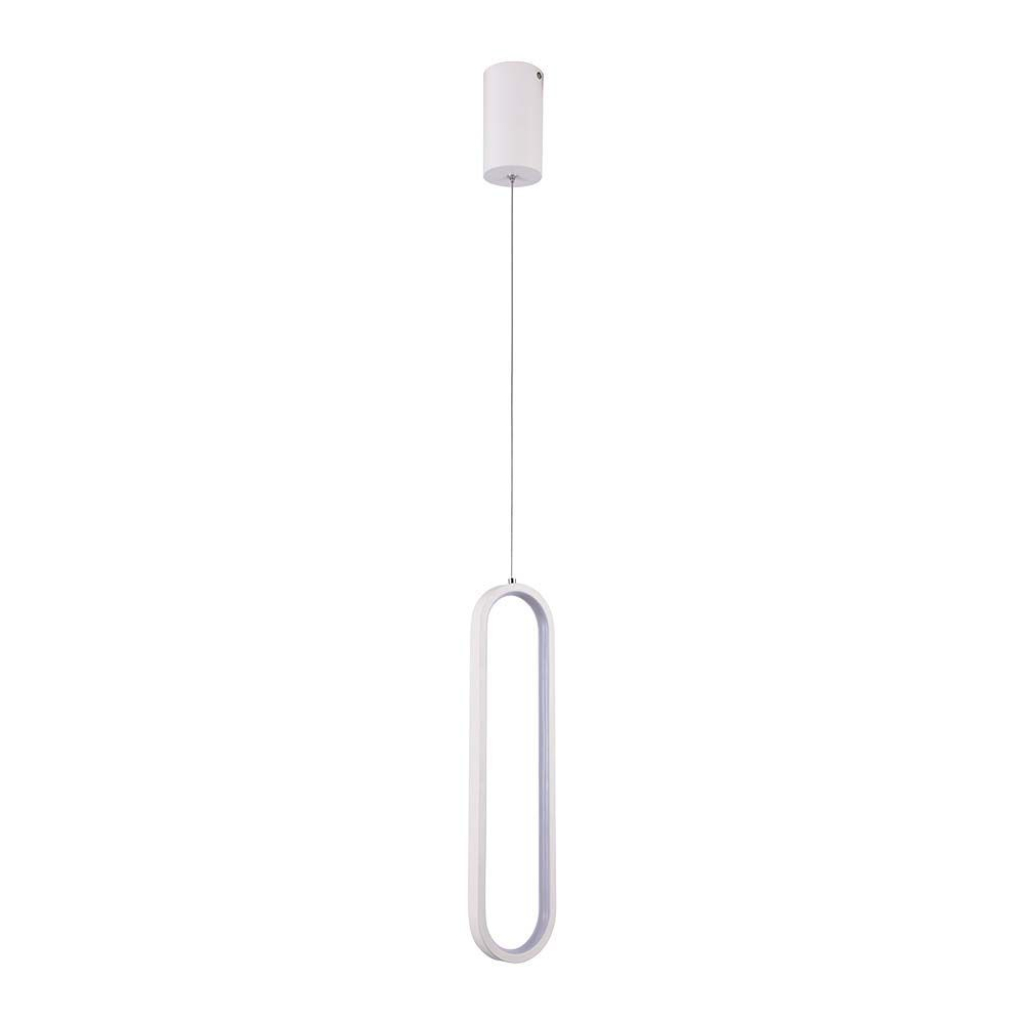 [VQ226100911] LÁMPARA COLGANTE LED 13W 40CM CUERPO BLANCO 4000K