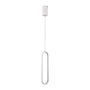 [VQ226100911] LÁMPARA COLGANTE LED 13W 40CM CUERPO BLANCO 4000K