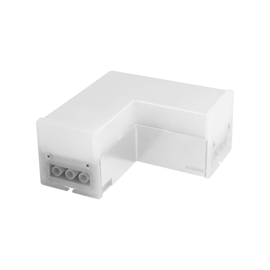 [VQ226101761] CONECTOR EN L LUMINARIA LINEAL SUPERF CUERPO BLANCO 6500K