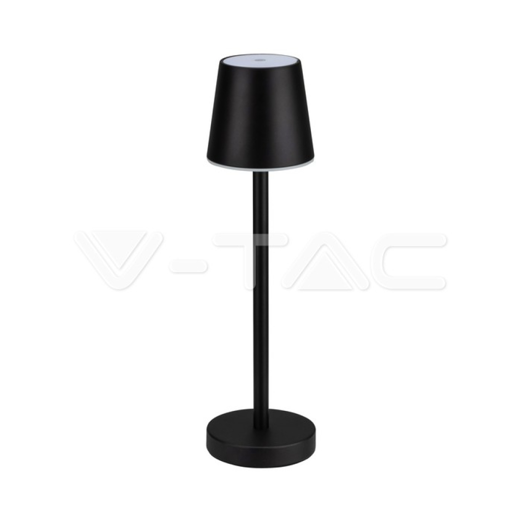 [VQ226101941] LÁMPARA SOBREMESA LED 3W RECARGABLE TÁCTIL REGULABLE CUERPO NEGRO 4000K