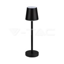 [VQ226101941] LÁMPARA SOBREMESA LED 3W RECARGABLE TÁCTIL REGULABLE CUERPO NEGRO 4000K