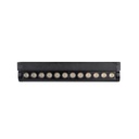 [VQ226102601] FOCO LINEAL MAGNÉTICO LED 12 W CUERPO NEGRO AJUSTABLE 4000K