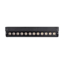 [VQ226102611] FOCO LINEAL MAGNÉTICO LED 12W CUERPO NEGRO AJUSTABLE DE 3000K