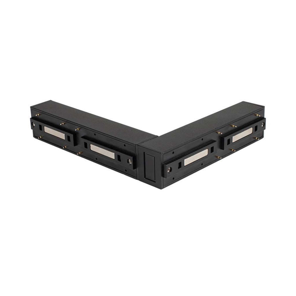 [VQ226102711] CONECTOR MAGNÉTICO EN FORMA DE L PARA LUZ DE CARRIL