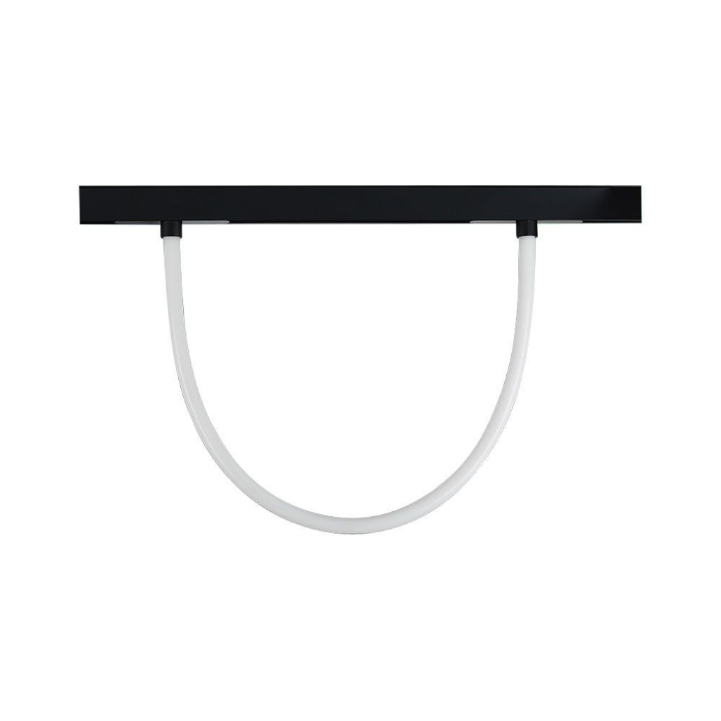 [VQ226102781] LUMINARIA PARA CARRIL MAGNÉTICO LED 11W TUBO FLEXIBLE 1M REGULABLE CUERPO NEGRO 4500K