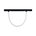 [VQ226102781] LUMINARIA PARA CARRIL MAGNÉTICO LED 11W TUBO FLEXIBLE 1M REGULABLE CUERPO NEGRO 4500K