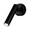 [VQ226102911] APLIQUE CON FOCO LED DE PARED 2W REDONDO CUERPO NEGRO 4000K