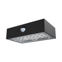 [VQ226103051] APLIQUE SOLAR LED 3W SENSOR CUERPO NEGRO 4000K+3000K