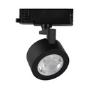 [VQ226103711] PROYECTOR EN CARRIL LED COB 30W CUERPO NEGRO  CCT CCT