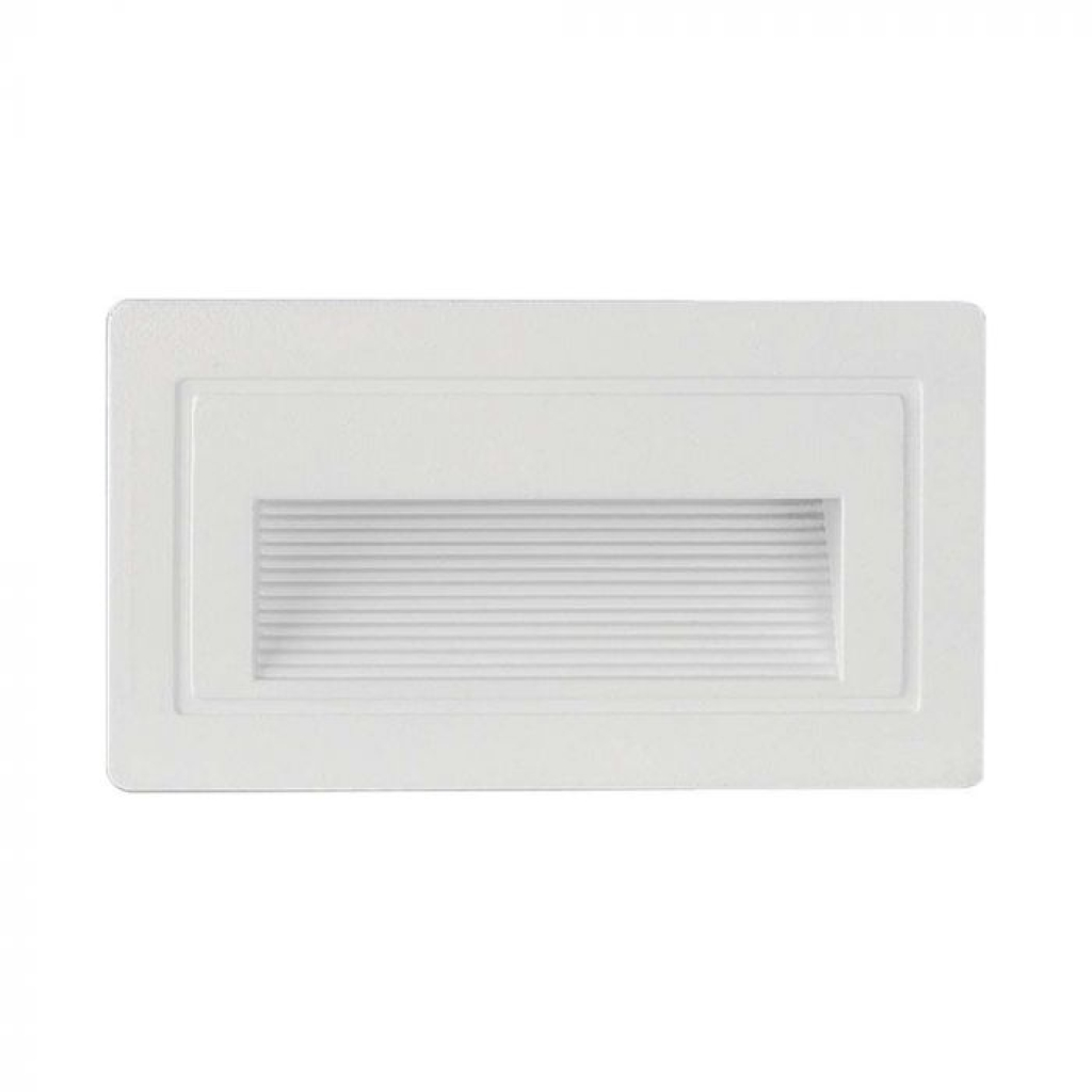 [VQ226103781] BALIZA DE PASO LED 3W CUERPO BLANCO 3000K