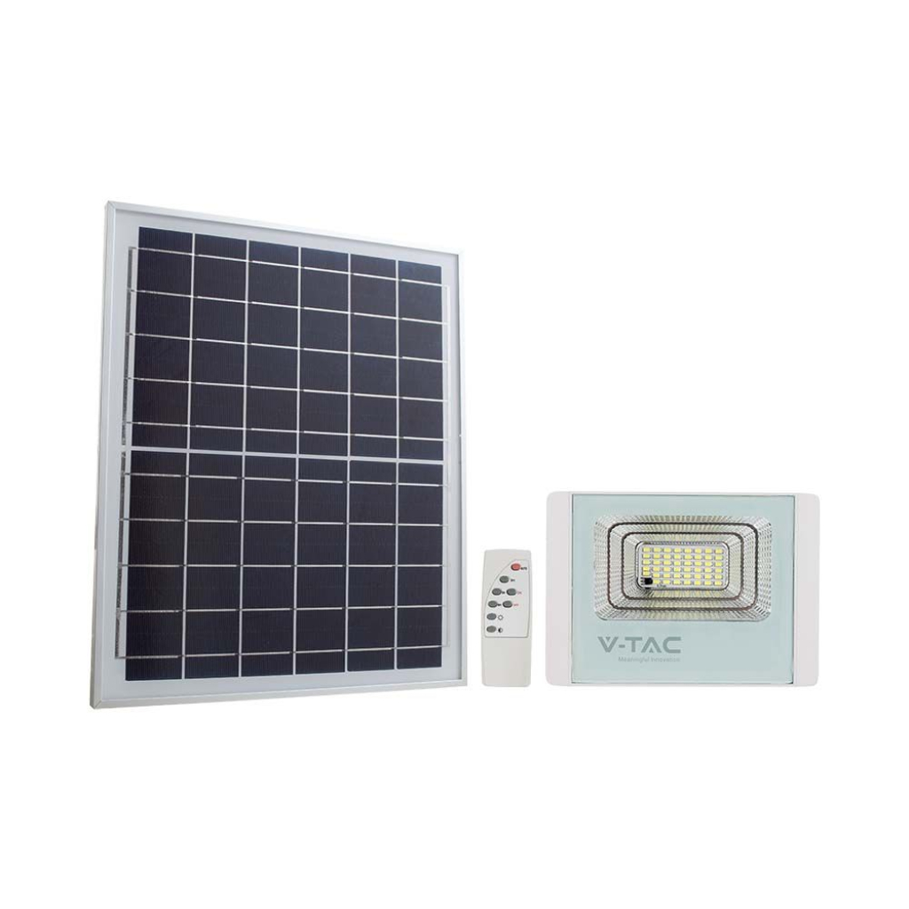[VQ226104051] PROYECTOR LED V-TAC 12W SMD 550LM 120° COLOR BLANCO IP65 6400K