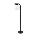 [VQ226104211] PORTALÁMPARAS DE POSTE E27 OPAL POLICARBONATO CUERPO NEGRO MATE