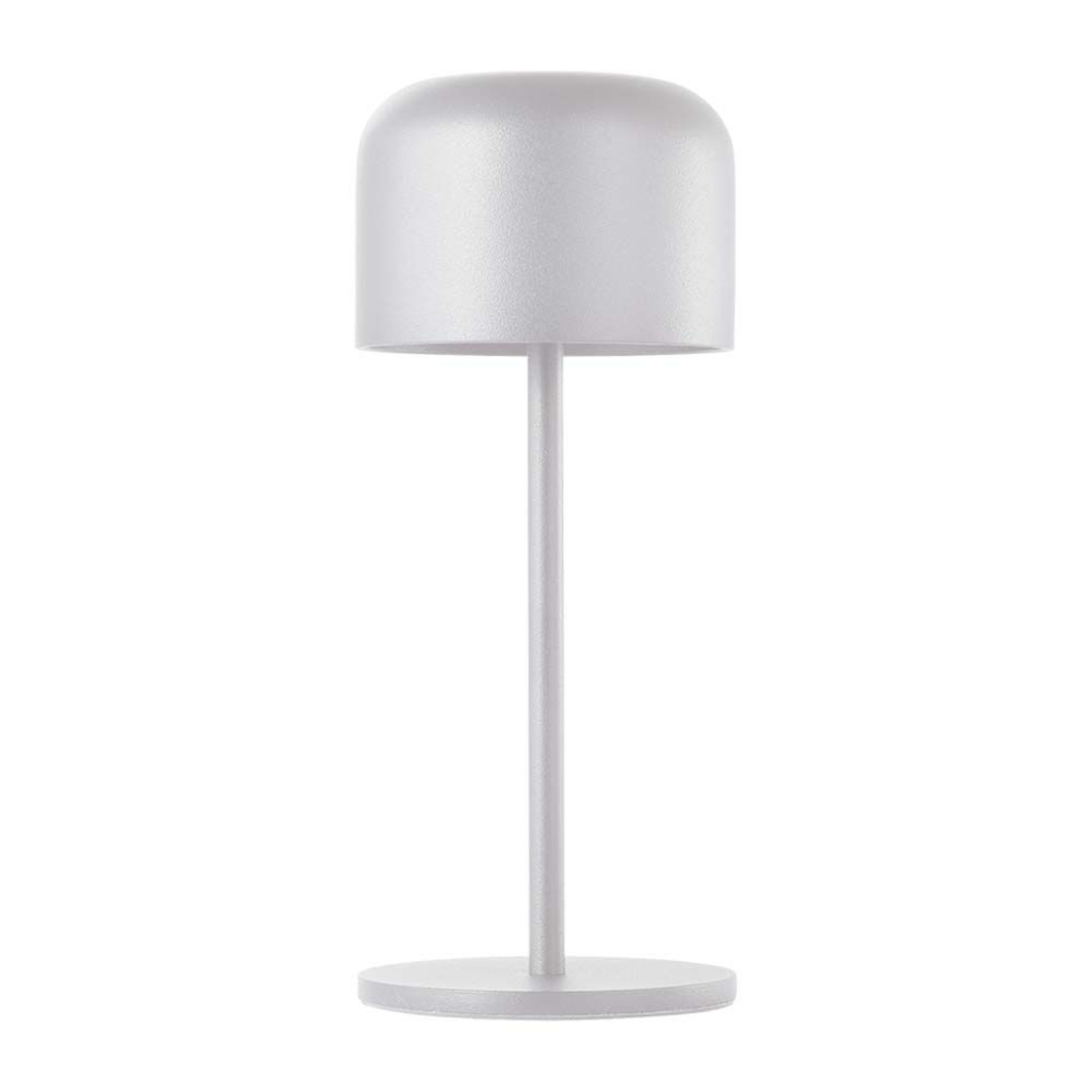 [VQ226104491] LÁMPARA DE MESA LED 2200MAH BATERÍA D86*H210MM CUERPO NEGRO IP54 2700K+5700K