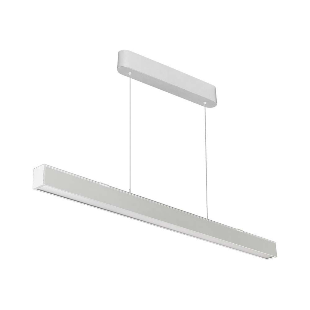 [VQ226104691] LÁMPARA COLGANTE LINEAL LED 40W CUERPO BLANCO CCT