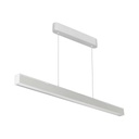 [VQ226104691] LÁMPARA COLGANTE LINEAL LED 40W CUERPO BLANCO CCT